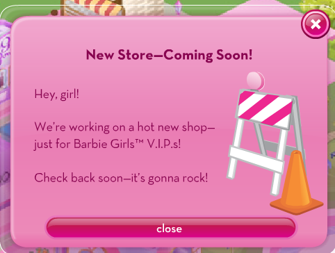 barbie girls vip. Hey. girls new V.I.P store is